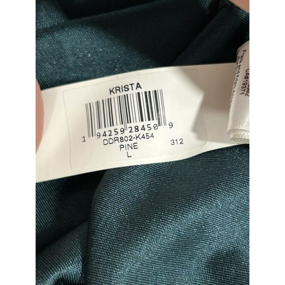 NEW Dress The Population Krista Dress Size Large In Pine - Picture 12 of 12